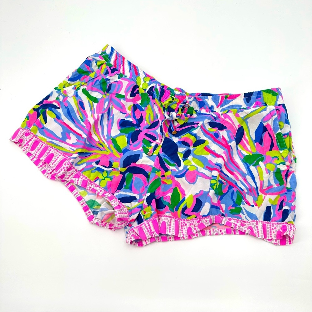 Lilly Pulitzer Katia Havin A Blast Shorts Size XL